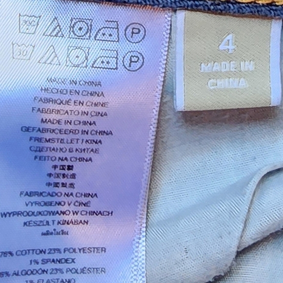 Michael Kors Womens Size 4 Denim Blue Jeans - Picture 5 of 5